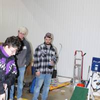 person testing a senior project